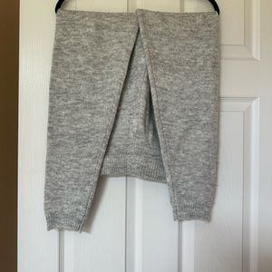 Gray sweatpants